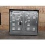 Refurbished electriQ 100cm Dual Fuel Double Oven Range Cooker - Stainless Steel