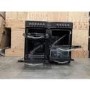 Refurbished electriQ 100cm Dual Fuel Double Oven Range Cooker - Stainless Steel