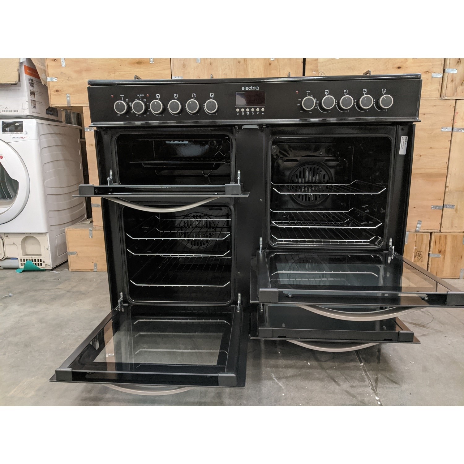 Refurbished electriQ EQRANGE100SS 100cm Dual Fuel Range Cooker electriQ