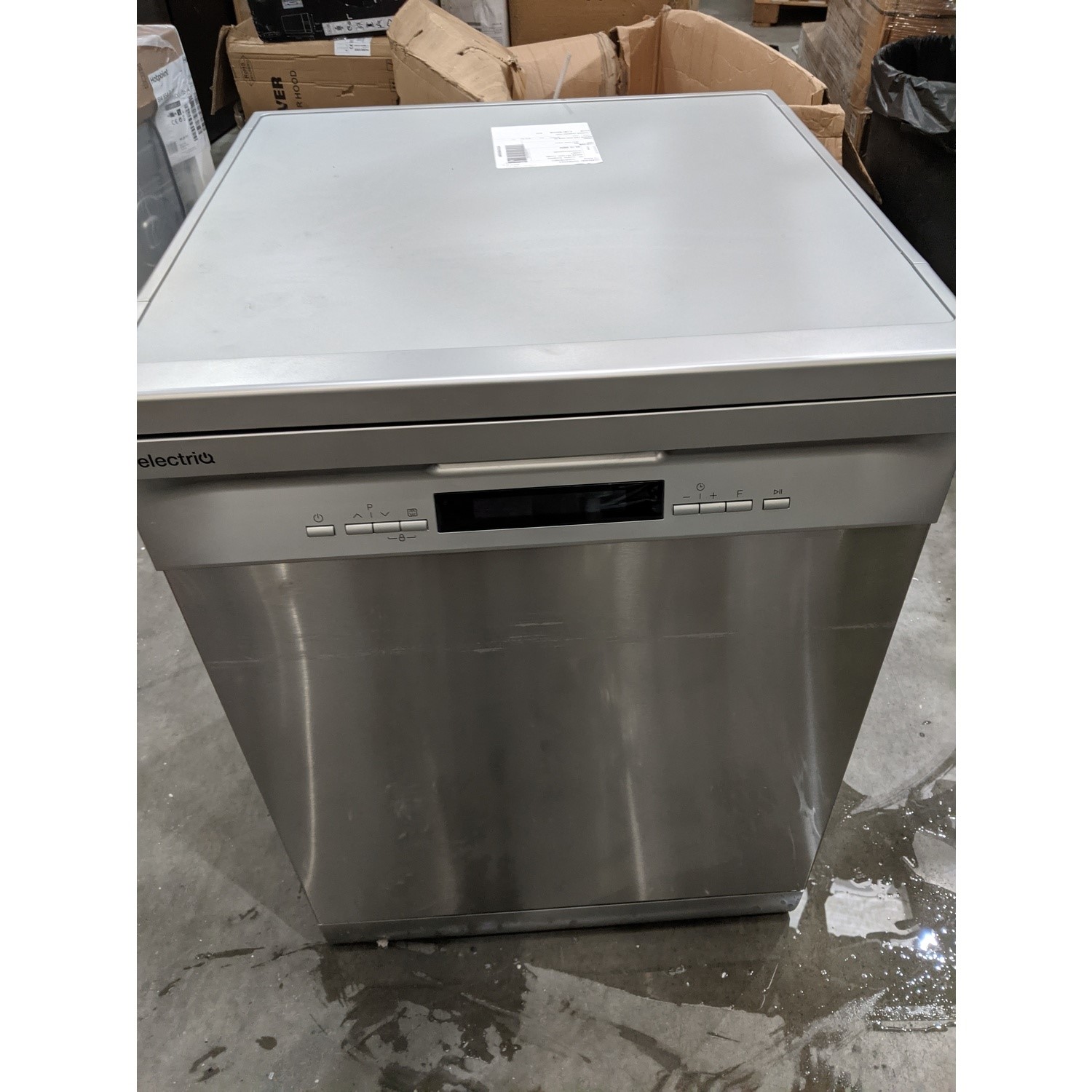 Refurbished electriQ EQDW60SS 14 Place Freestanding Dishwasher