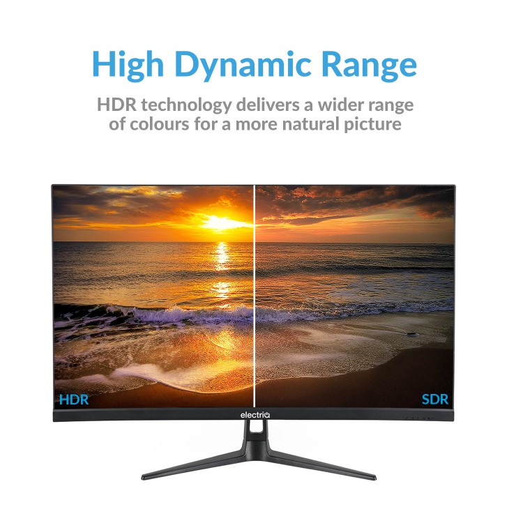 GRADE A3 - electriQ 27" IPS QHD 1440p 95Hz FreeSync HDR Monitor