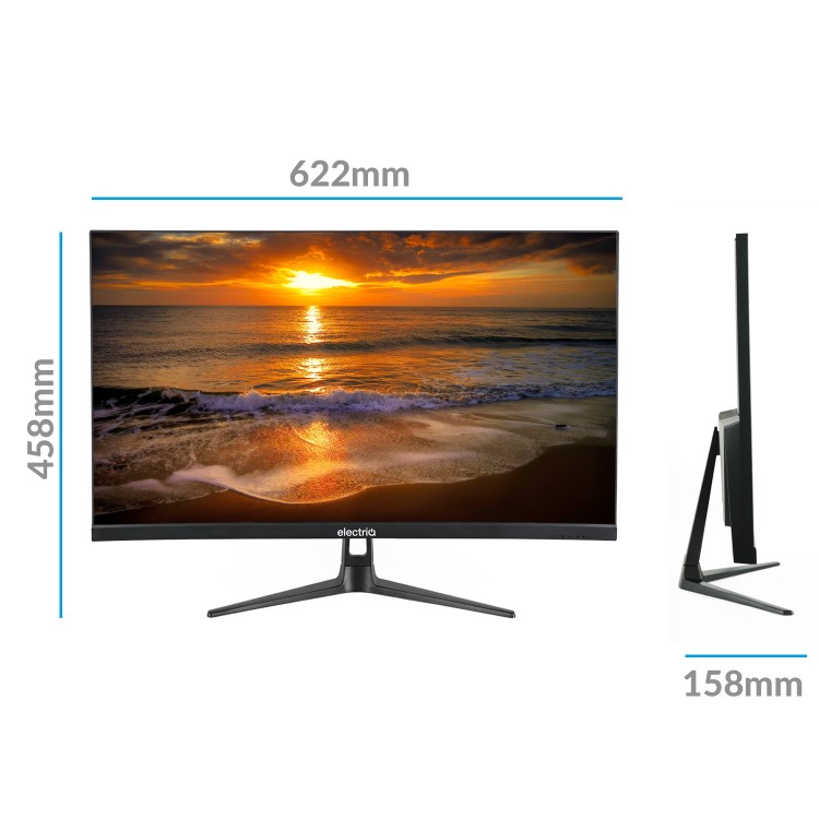 GRADE A3 - electriQ 27" IPS QHD 1440p 95Hz FreeSync HDR Monitor
