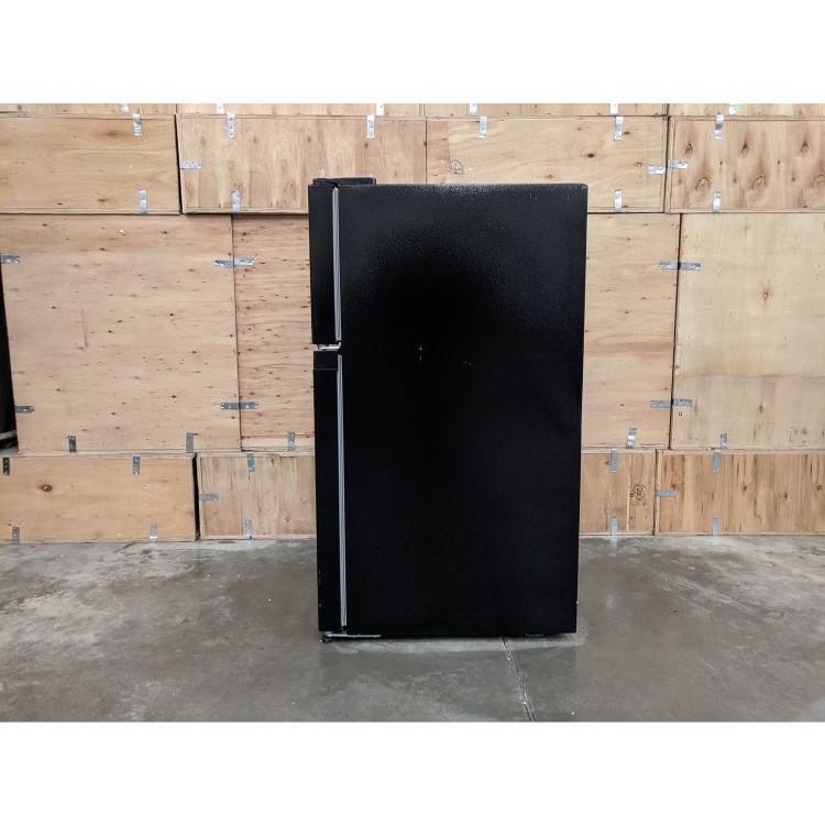 GRADE A3 - electriQ 86 Litre Under Counter Freestanding Fridge Freezer 60/40 Split  - Black