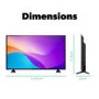 electriQ T2SMH 58 Inch LED 4K HDR Freeview Android Smart TV