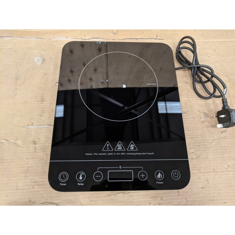 Refurbished electriQ EIQIND1PORT 29cm Single Zone Portable Induction Hob