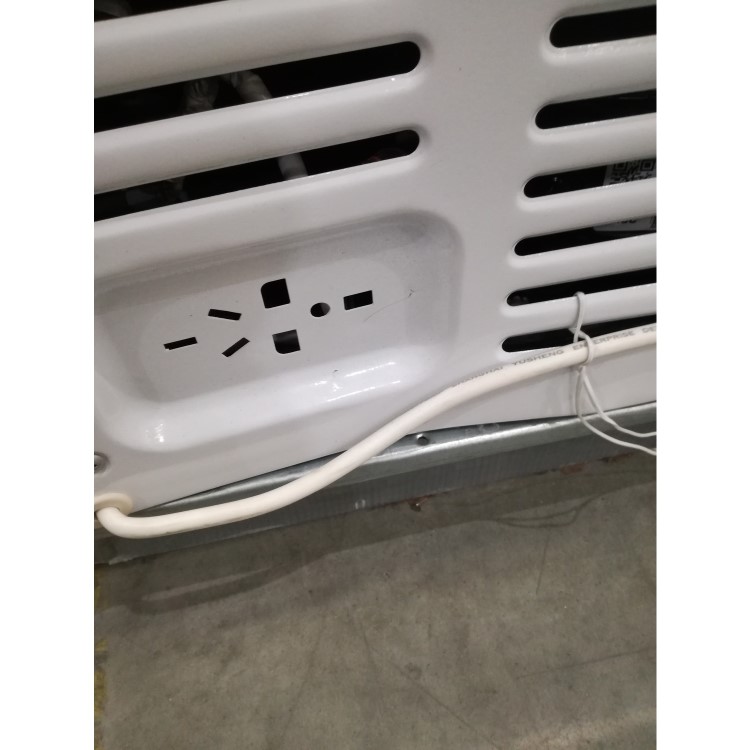 Refurbished electriQ eiqchest400 400 Litre Chest Freezer with LED light in White