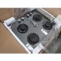 Refurbished electriQ EQGH604LG 60cm Gas on Glass 4 Burner Gas Hob Lunar Grey