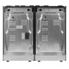 electriQ 100cm Dual Fuel Range Cooker - Slate Grey