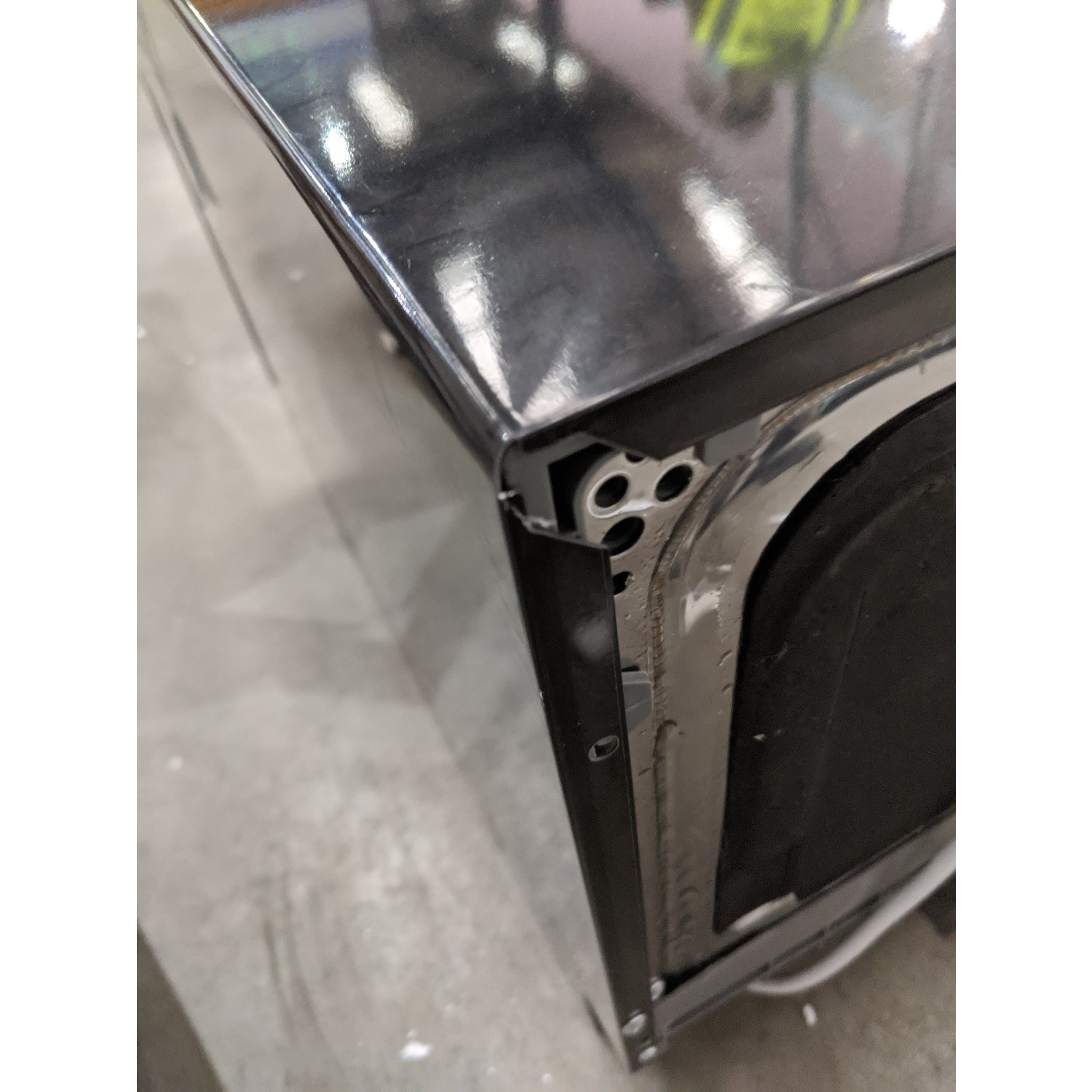 Refurbished electriQ EQDWTTB 6 Place Integrated Table Top Dishwasher Black electriQ