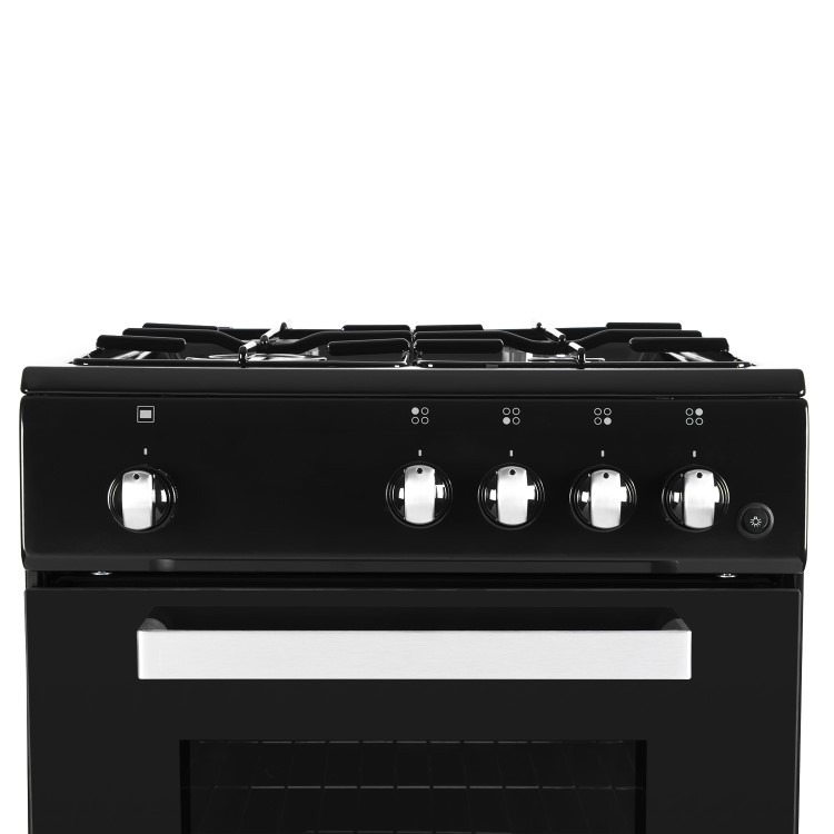 electriQ 50cm Gas Cooker - Black