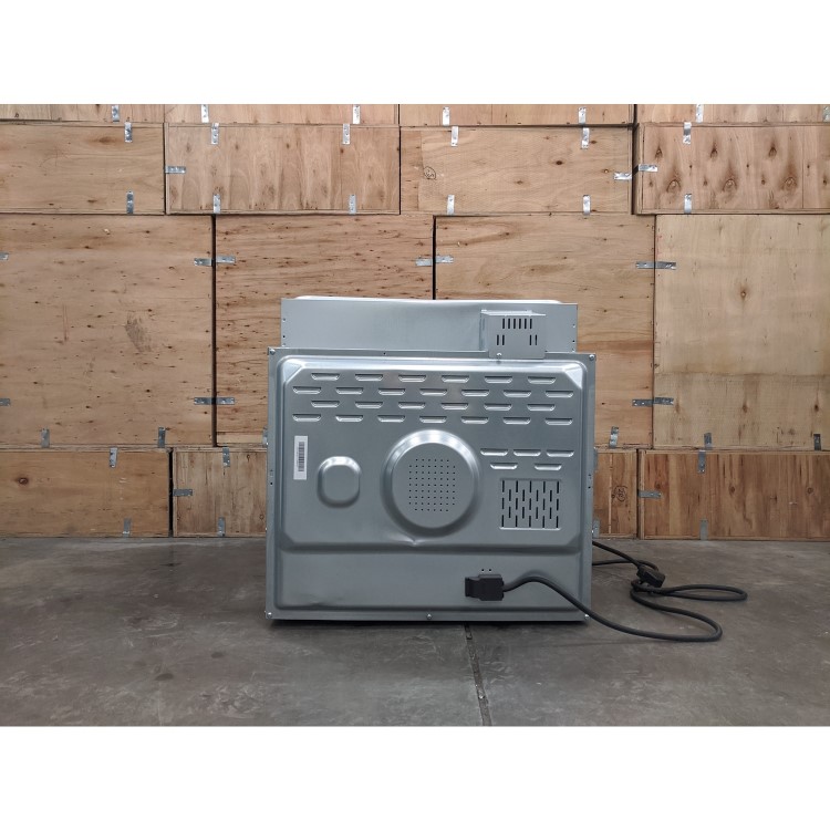 Refurbished electriQ EQOVENM1BLACK 60cm Single Built In Electric Oven Black