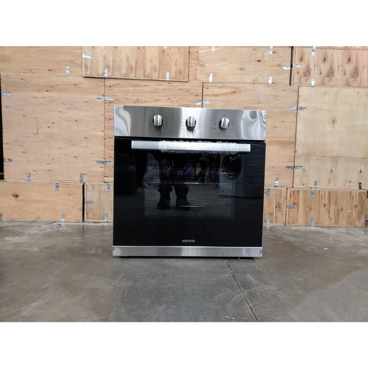 Refurbished electriQ EQOVENM2 60cm Single Built In Electric Oven Stainless Steel