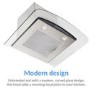 electriQ 60cm Curved Glass Chimney Cooker Hood - Stainless Steel