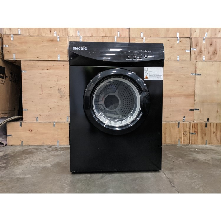 Refurbished electriQ Eiqtd7black Freestanding Vented 7KG Tumble Dryer Black