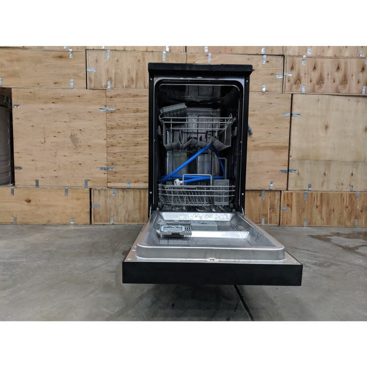 Refurbished electriQ EQDW45BLACK 10 Place Freestanding Dishwasher Black
