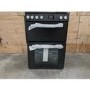 Refurbished electriQ EQ60RANGEBLK 60cm Mini Dual Fuel Range Cooker Black