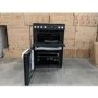 Refurbished electriQ EQ60RANGEBLK 60cm Mini Dual Fuel Range Cooker Black