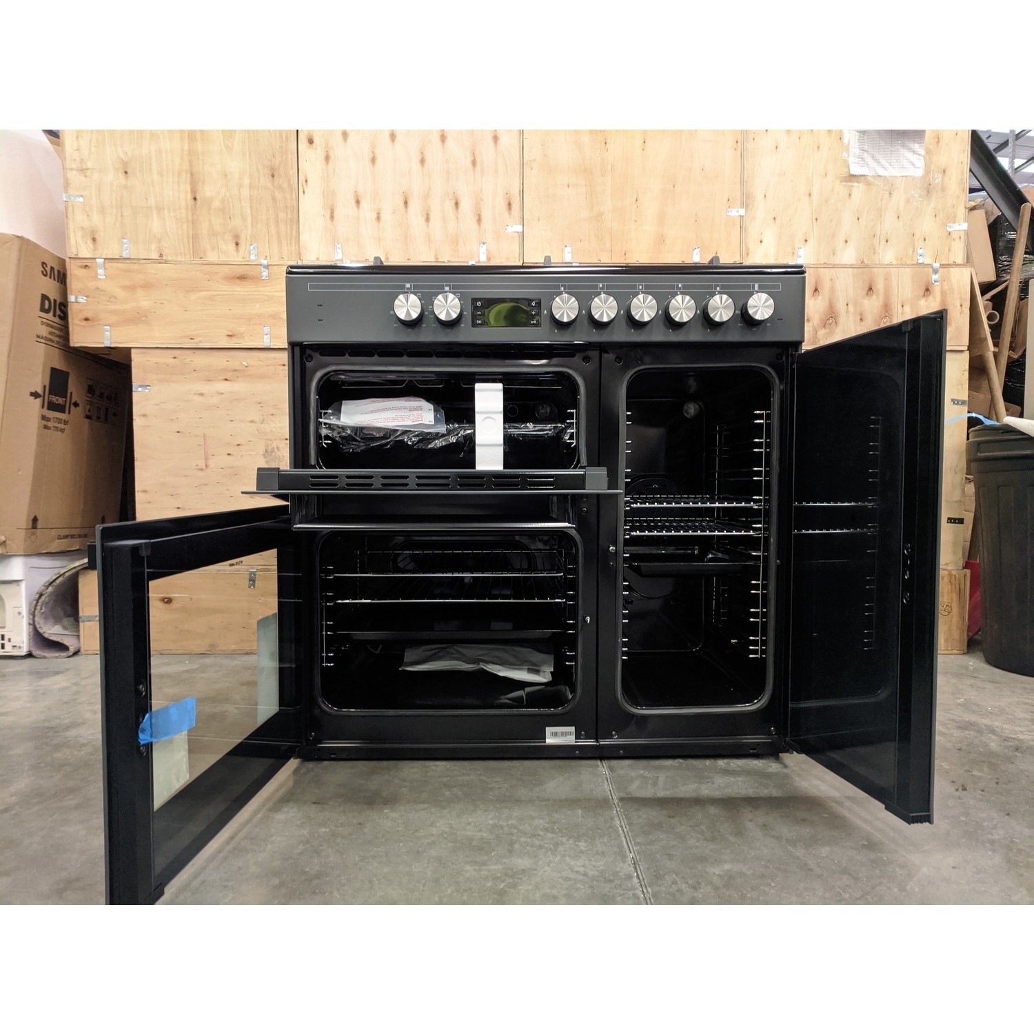 Refurbished electriQ IQRANGE90CG 90cm Dual Fuel Triple Cavity Range