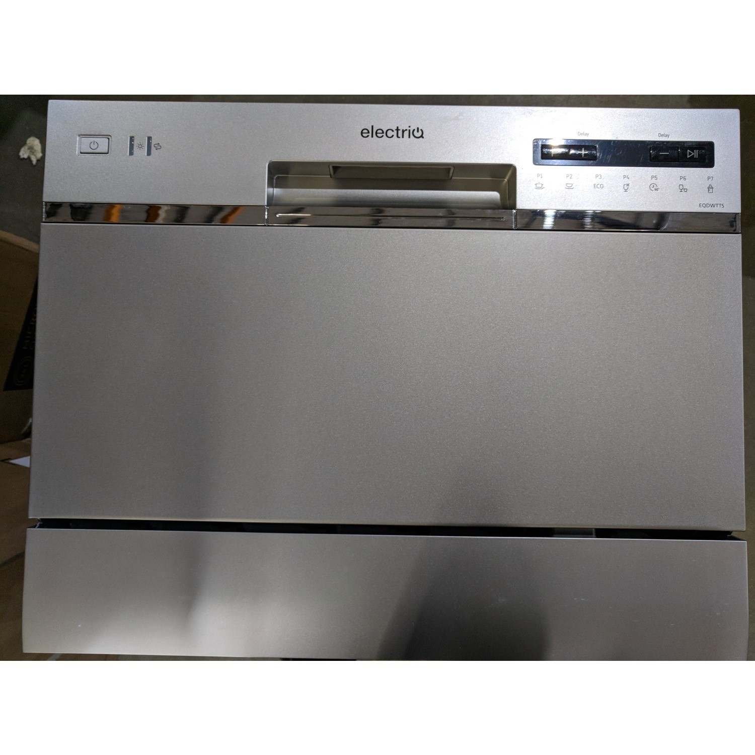Refurbished electriQ EQDWTTS 6 Place Integrated Table Top Dishwasher