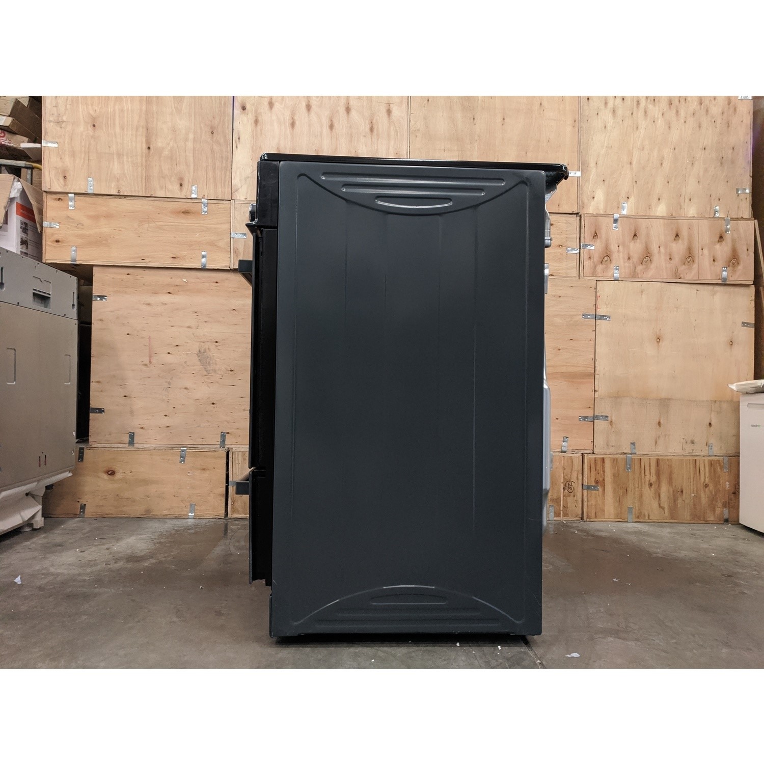 Refurbished electriQ EQRANGE100SLATE 100cm Dual Fuel Range Cooker Slate Grey electriQ