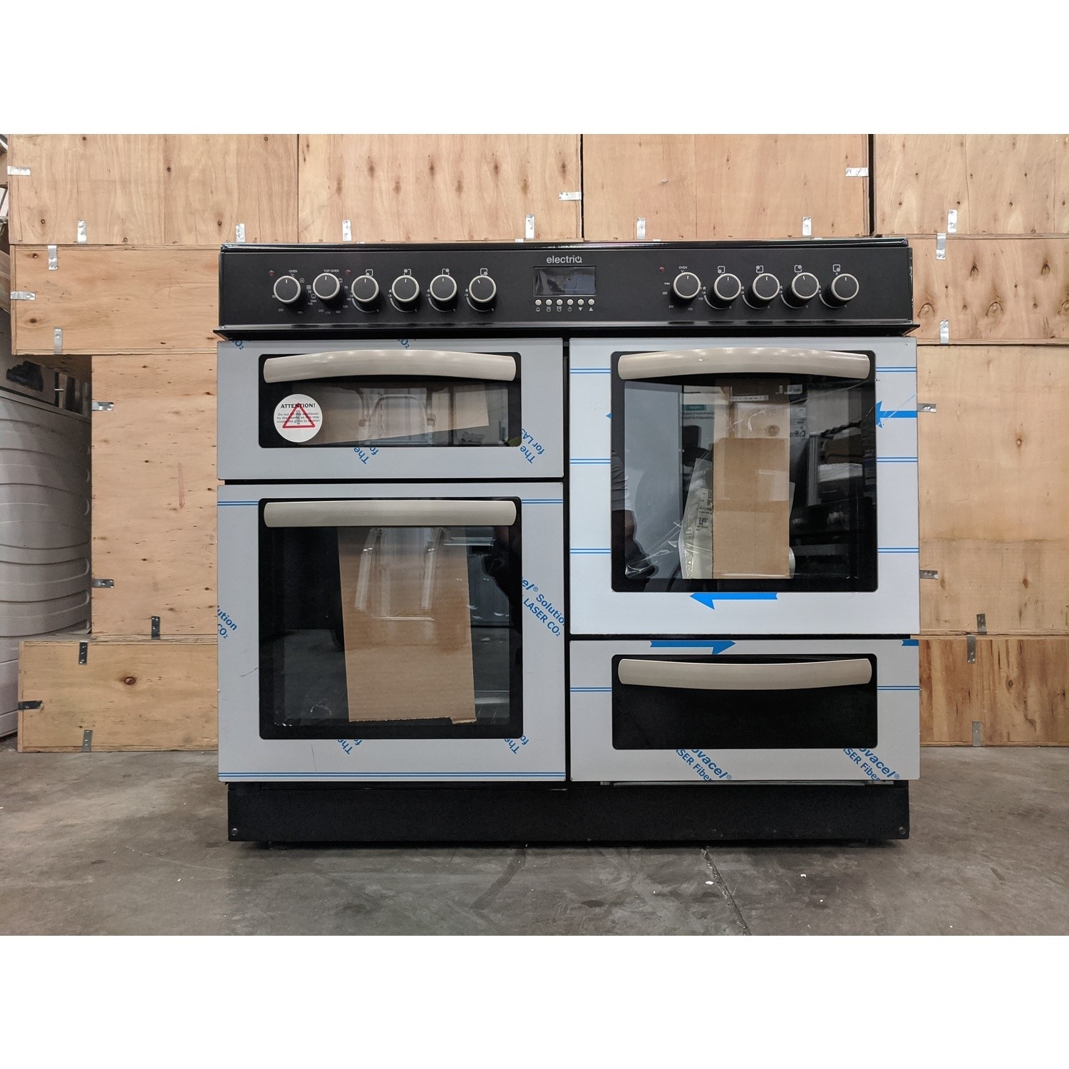 Refurbished electriQ EQRANGE100SS 100cm Dusal Fuel Range Cooker electriQ