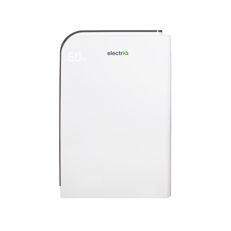 Refurbished electriQ 10 Litre Smart App Alexa Desiccant Dehumidifier with Heater and HEPA Air Purifier