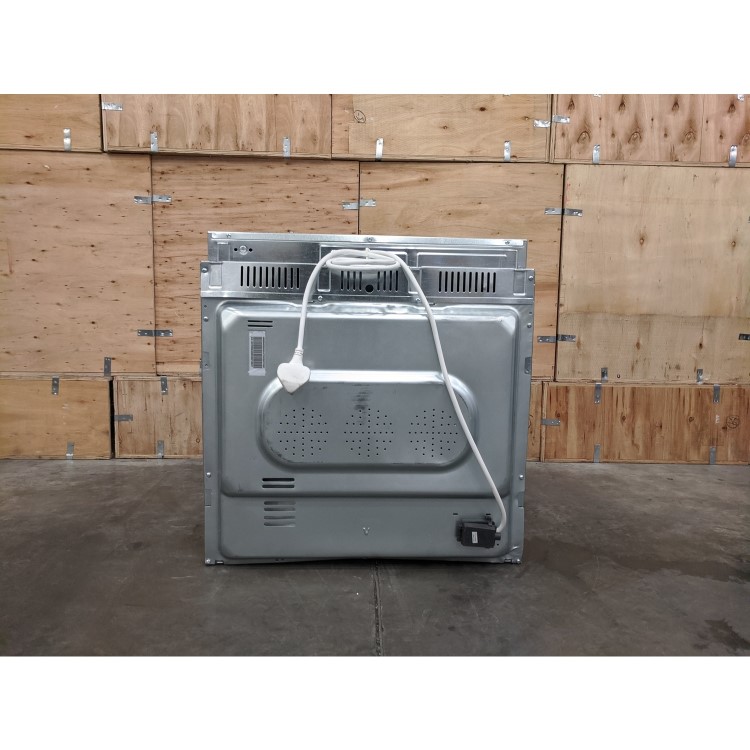Refurbished electriQ EQBIOPYROVSTEEL 60cm Single Built In Electric Oven Stainless Steel