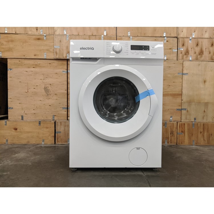 Refurbished electriQ eqwm8kg1400 Freestanding 8KG 1400 Spin Washing Machine White