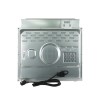 electriQ 65L 9 Function Plug In Electric Fan Single Oven - Stainless Steel