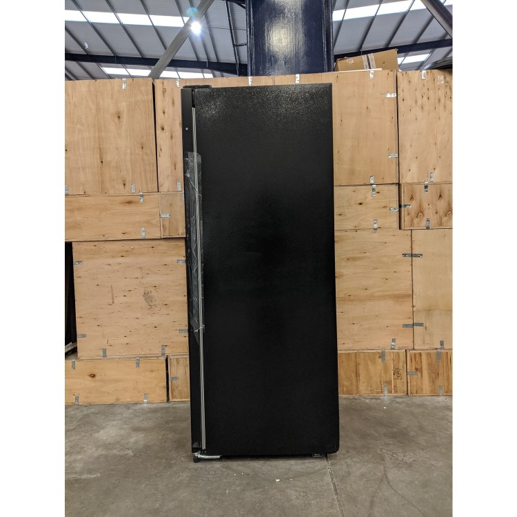 Refurbished electriQ EQFSF144FFB Freestanding 166 Litre Upright Freezer Black