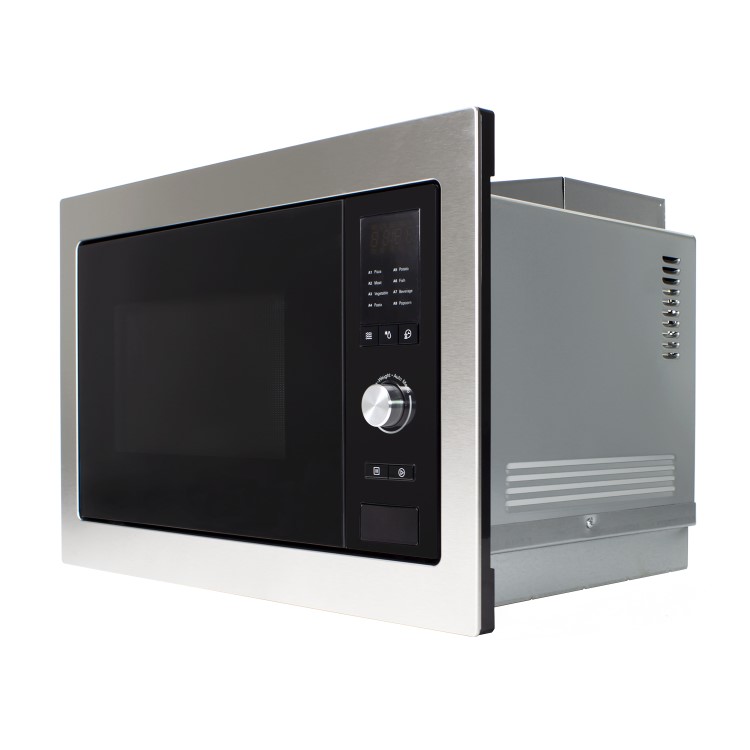 Refurbished electriQ eiQMOBISOLO25 Built In 25L 900W Digital Standard Microwave Stainless Steel