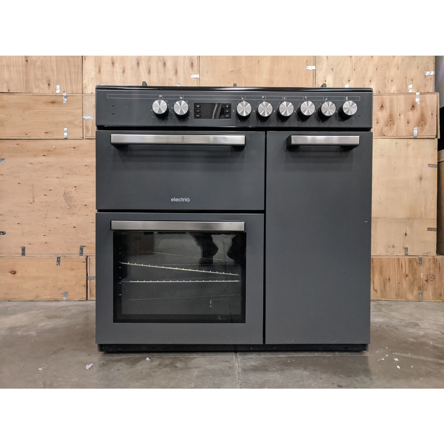 Refurbished electriQ IQRANGE90CG 90cm Dual Fuel Triple Cavity Range