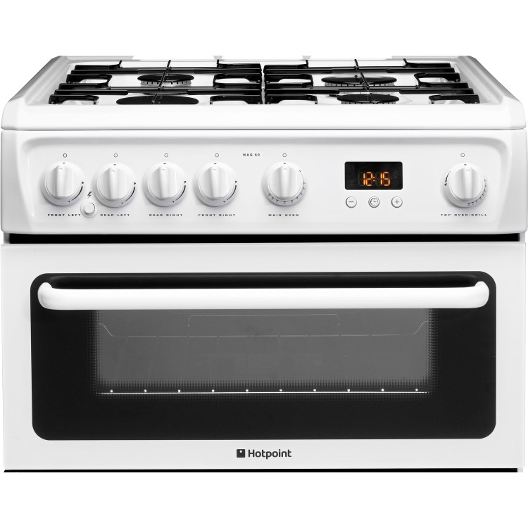 GRADE A3 - Refurbished Hotpoint HAGL60P 60cm Gas Cooker