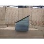 Refurbished electriQ eIQCHB90B 90cm Angled Cooker Hood with Optional Chimney Black Glass and Stainless Steel