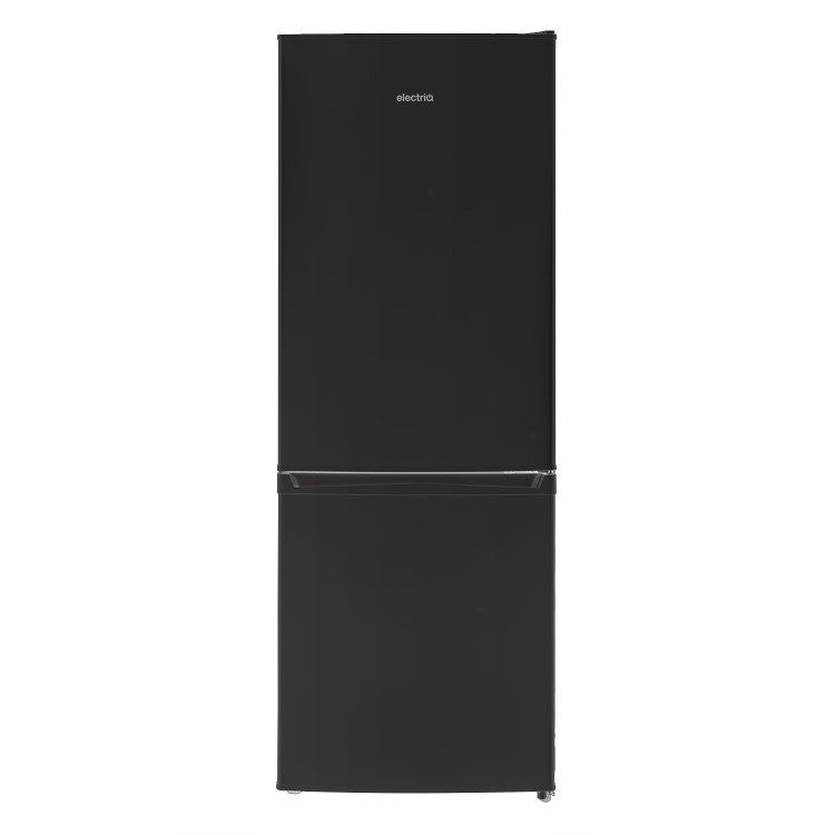 GRADE A2 - electriQ 167 Litre 60/40 Freestanding Fridge Freezer - Black