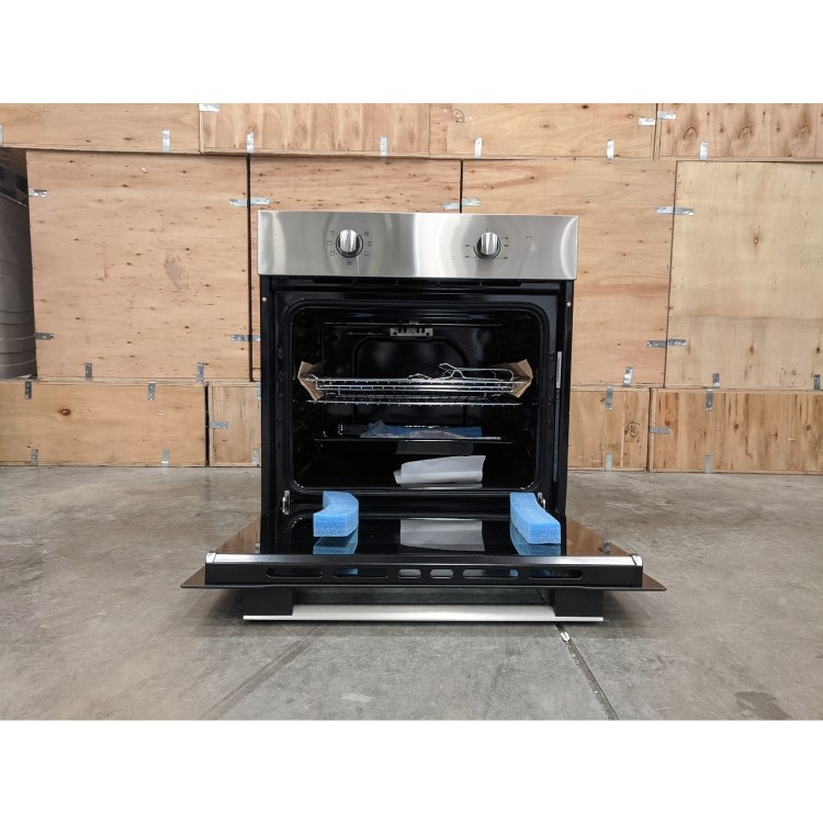 Refurbished electriQ EQOVENM1 60cm Single Built In Electric Oven Stainless Steel