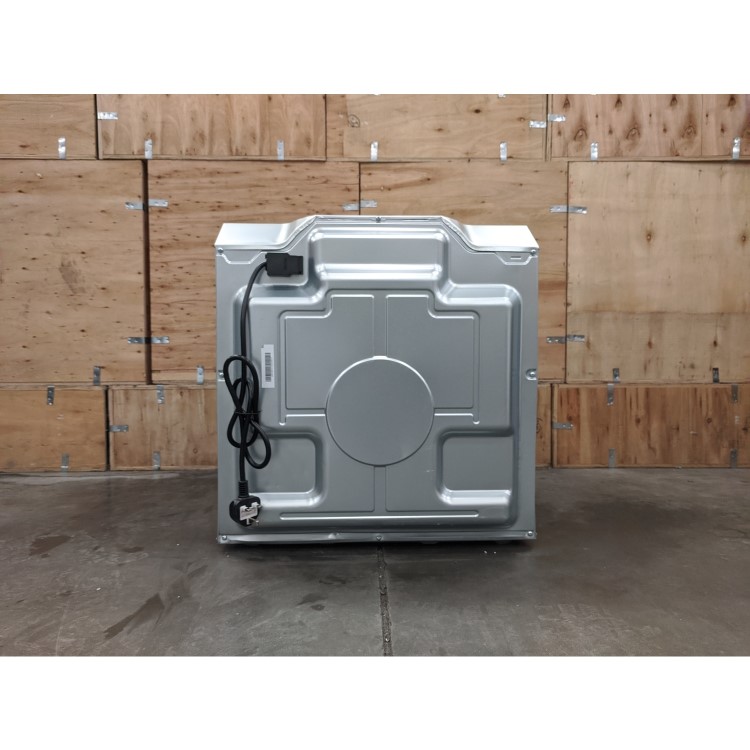 Refurbished electriQ EQOVENM4STEEL Touch Control 60cm Single Built In Electric Oven Stainless Steel