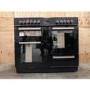 Refurbished electriQ EQRANGE100BLACK 100cm Dual Fuel Double Oven Range Cooker Black