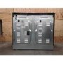 Refurbished electriQ EQRANGE100BLACK 100cm Dual Fuel Double Oven Range Cooker Black