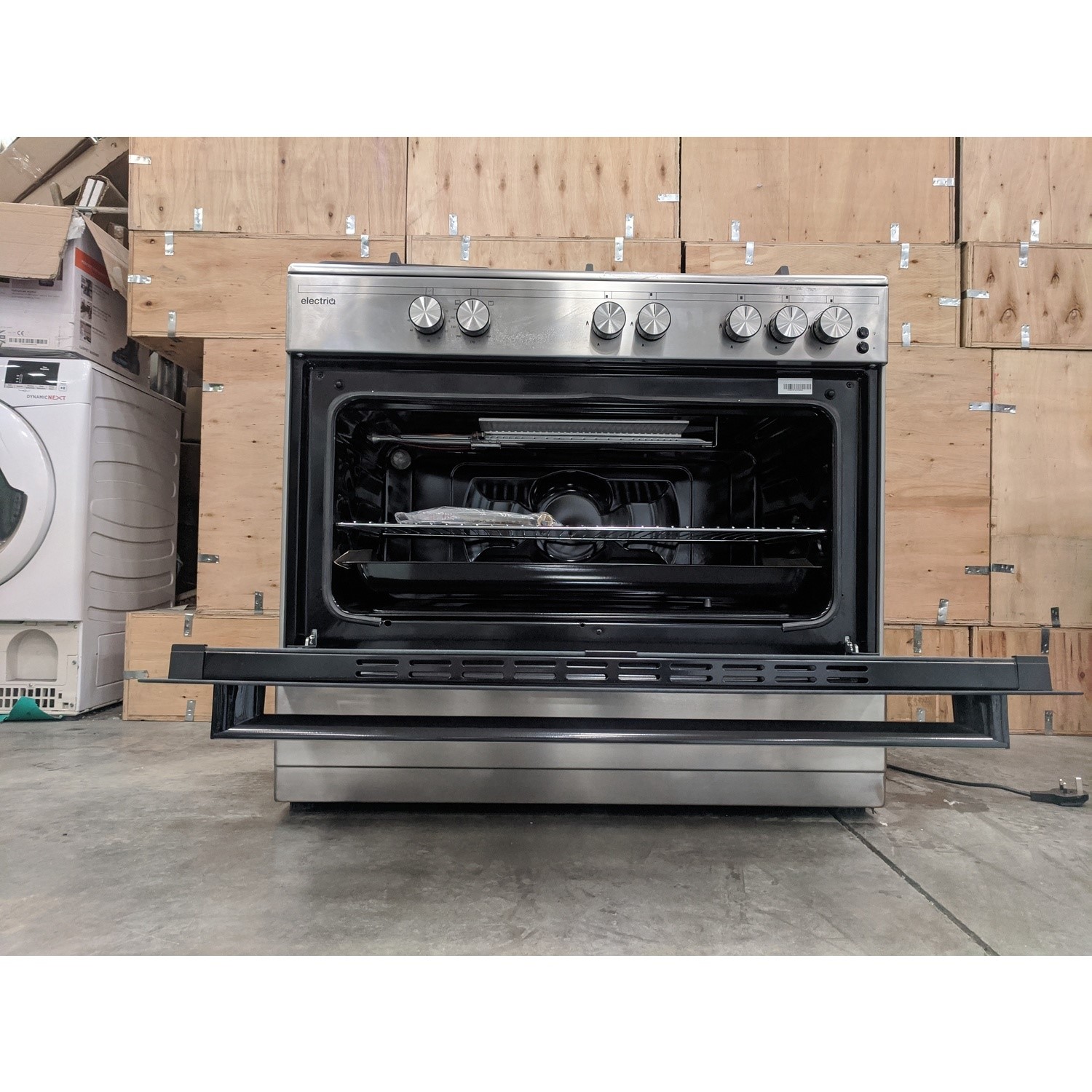 Refurbished electriQ EQRANGE90GASSS 90cm Gas Single Oven Range Cooker