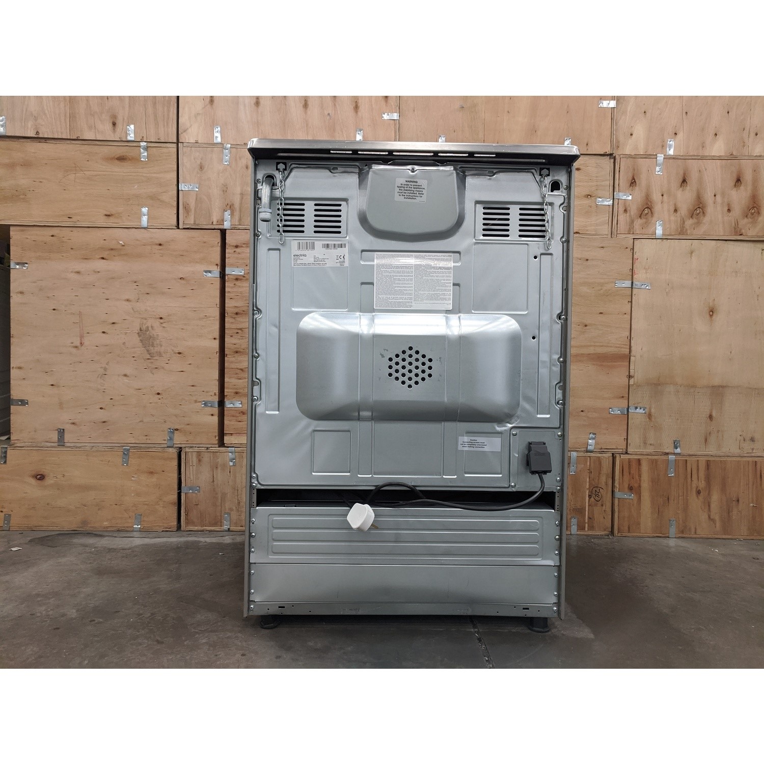 Refurbished electriQ EQDFSC60A 60cm Single Oven Dual Fuel Cooker