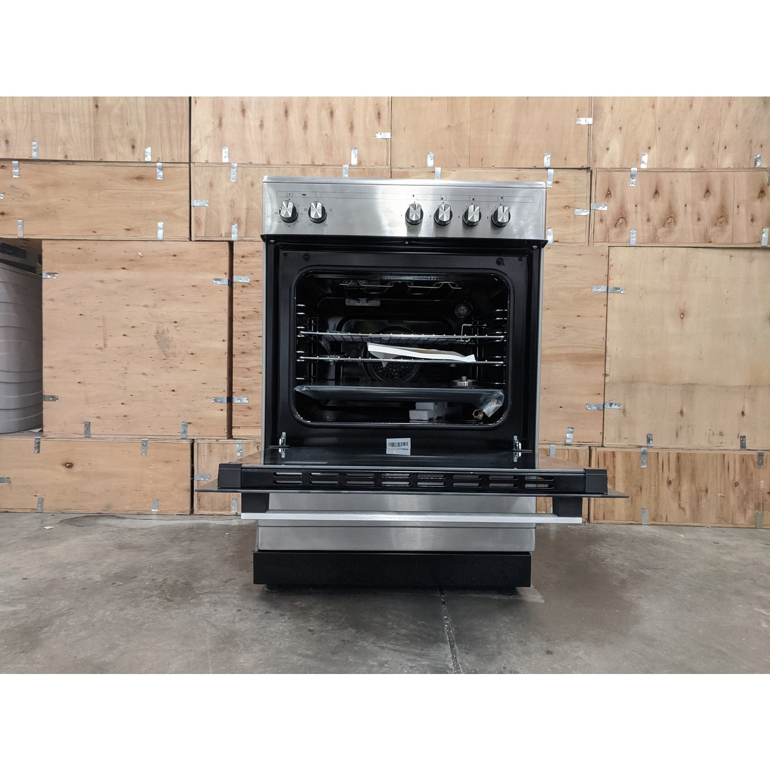 Refurbished electriQ EQDFSC60A 60cm Single Oven Dual Fuel Cooker