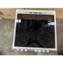 Refurbished electriQ EQEC60W1CERAMIC 60cm Electric Cooker with Ceramic Hob White