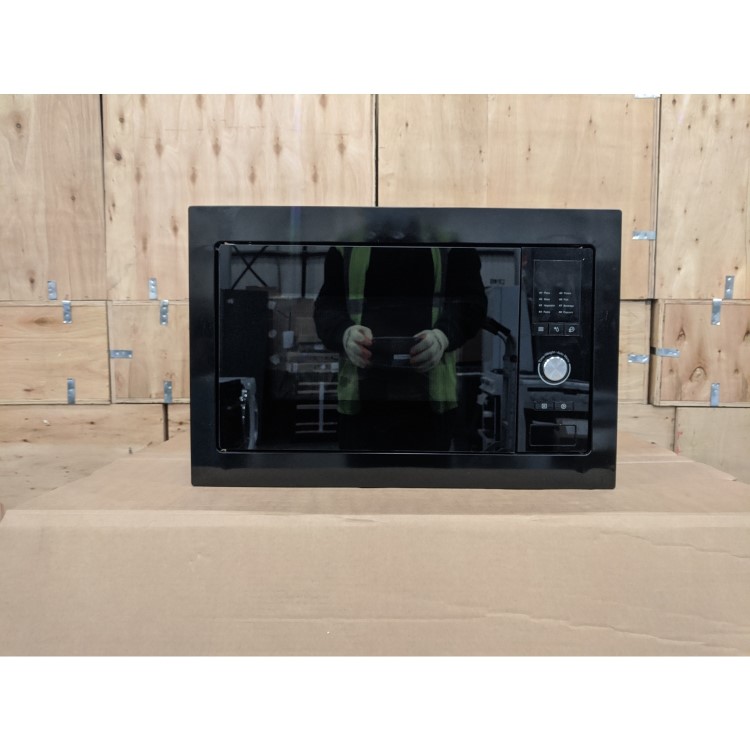 Refurbished electriQ eiQMOBISOLO25BLACK Built In 25L 900W Microwave Black