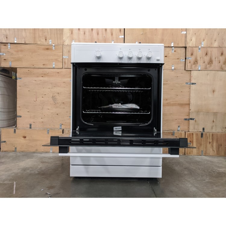 Refurbished electriQ EQGC2W60 60cm Single Oven Gas Cooker White