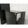 GRADE A3 - electriQ 18 Bottle Capacity Single Zone Freestanding Wine Cooler - Stainless steel with Black door