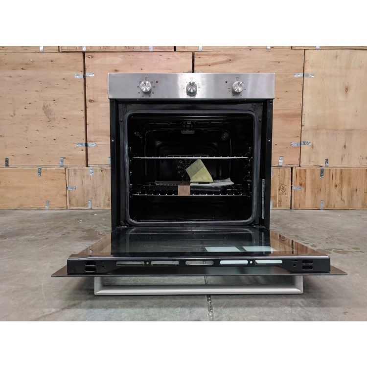 Refurbished electriQ EQBIOLG1SS 60cm Single Built In Electric Oven Stainless Steel