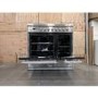 Refurbished electriQ EQ90RANGEMDCER 90cm Electric Range Cooker Mirror Finish Stainless Steel
