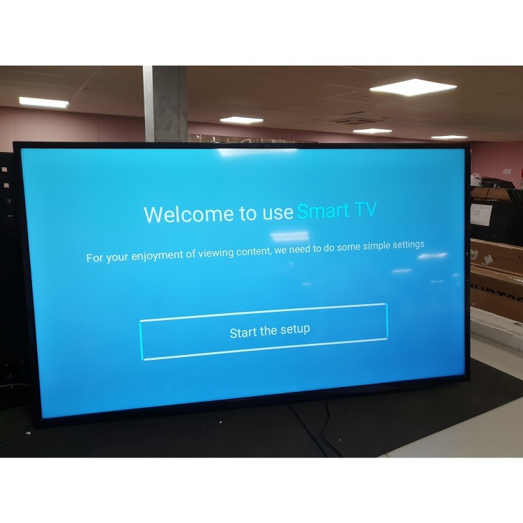 Refurbished electriQ 55" 4K Ultra HD with HDR LED Freeview HD Smart TV