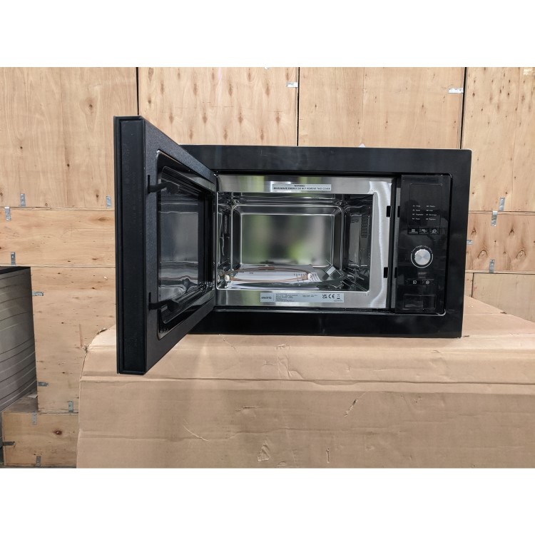 Refurbished electriQ eiQMOBISOLO25BLACK Built In 25L 900W Digital Microwave Black